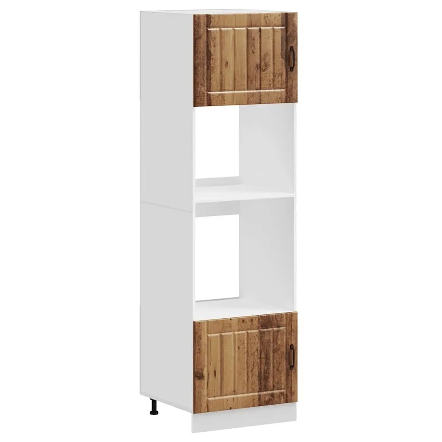 vidaXL Herdumbauschränke 2 Stk Lucca Altholz-Optik Holzwerkstoff 3315049 günstig online kaufen