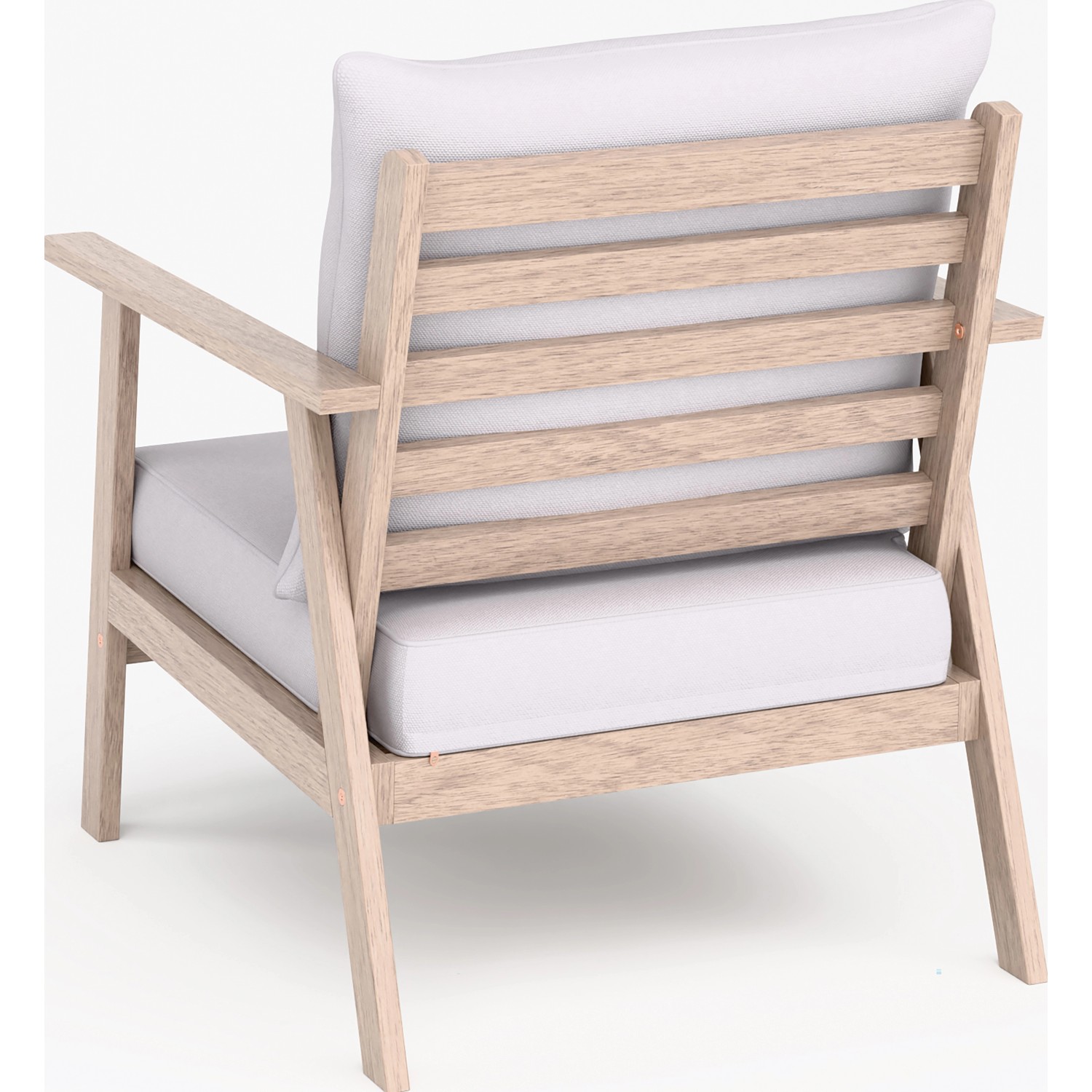 Loungegruppe Woodsboro 4-teilig FSC® Akazienholz Weiß-Geölt Beige_5