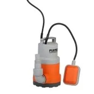 FUXTEC Tauchpumpe FX-TP1250, weiß-orange, mit Schwimmschalter. Ideal für Schmutzwasser, Teich & Garten.