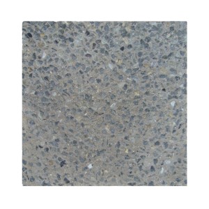 Graue Diephaus Berliner Platte Primo, 35x35x5 cm, mit sichtbarer Gesteinskörnung. Robuste Beton Terrassen- und Gehwegplatte.