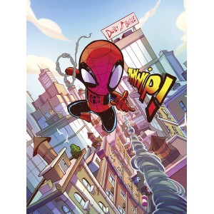 Komar Wandbild Marvel Spider-Man THWIP 30 cm x 40 cm Bunt