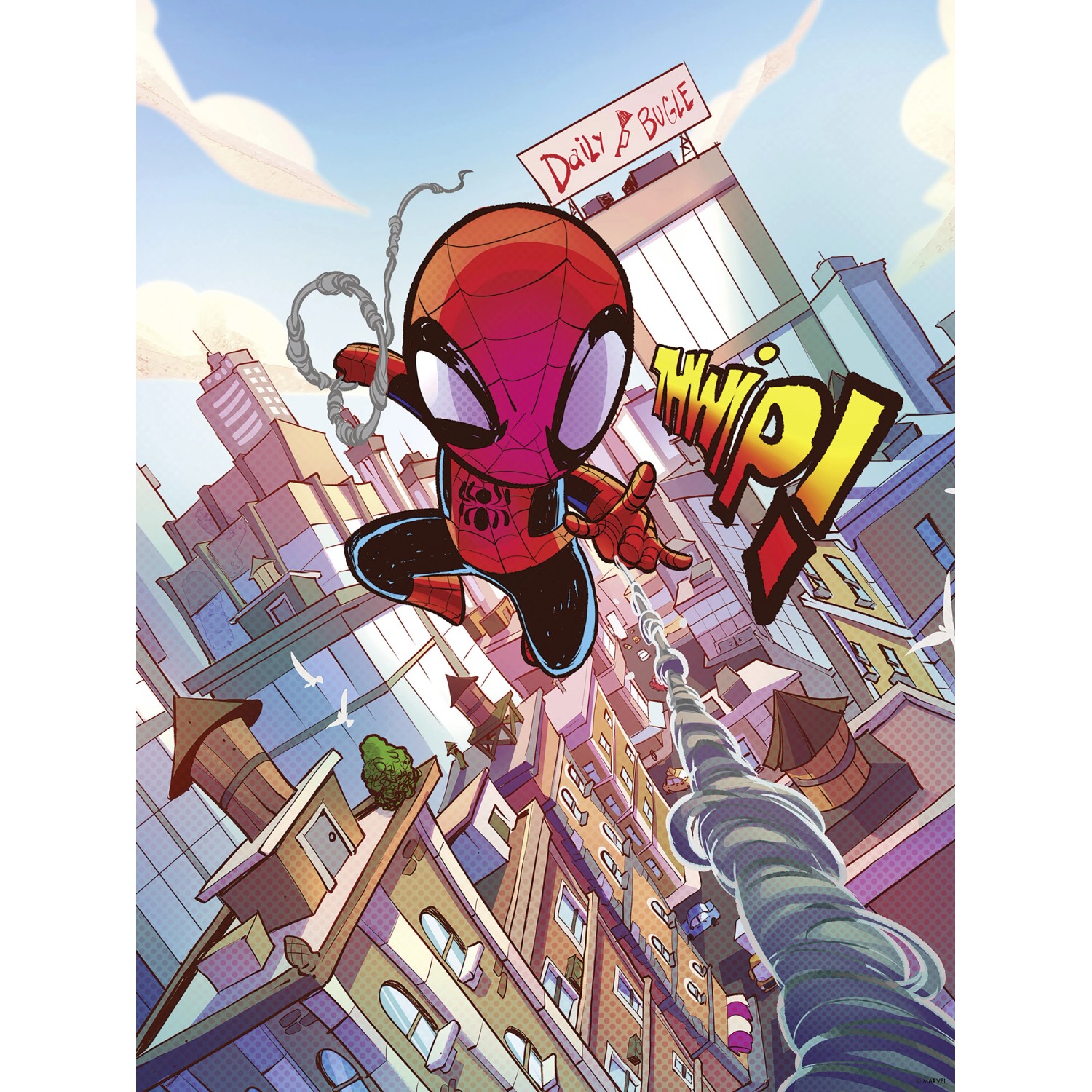 Komar Wandbild Marvel Spider-Man THWIP 30 cm x 40 cm Bunt günstig online kaufen