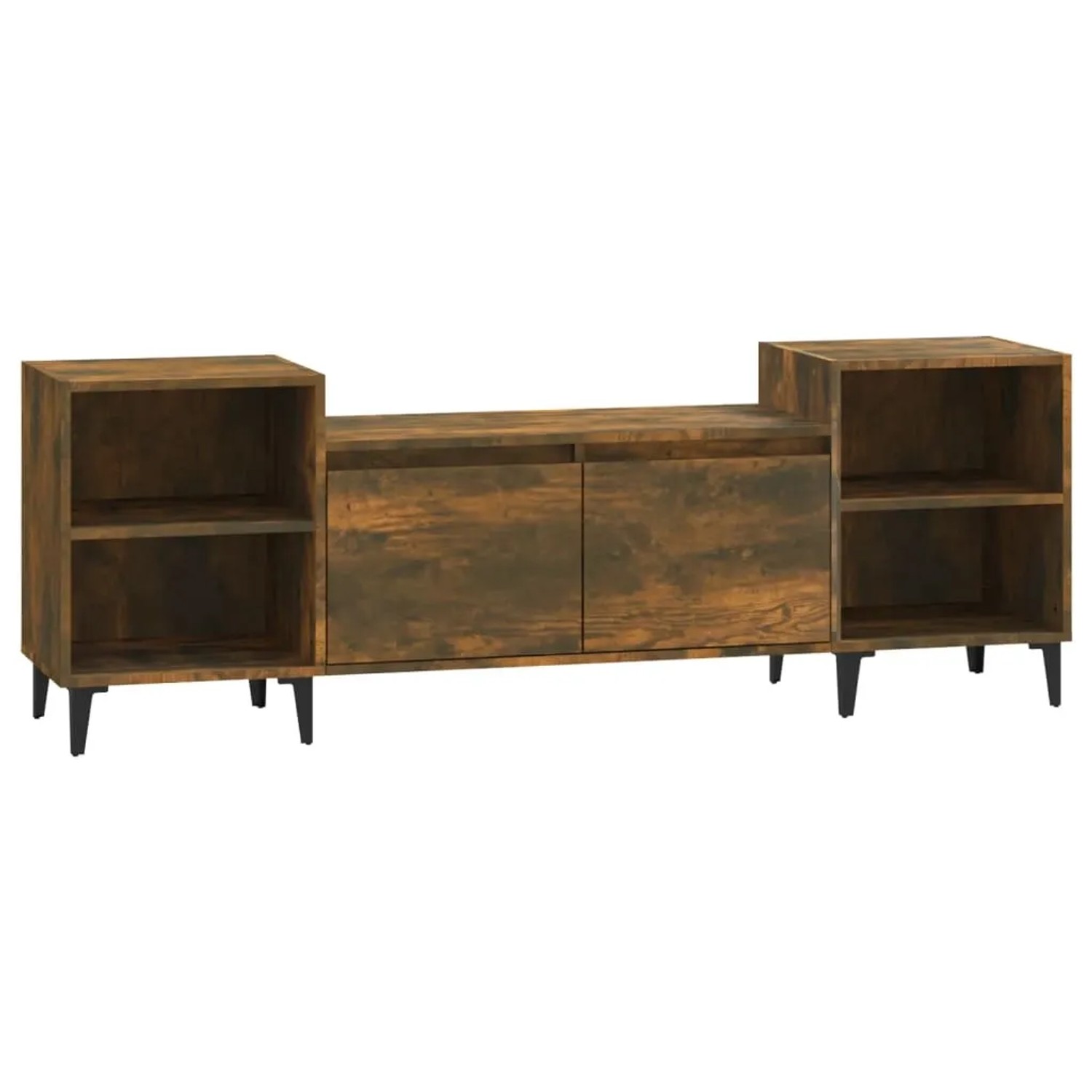 vidaXL TV-Schrank Räuchereiche 160x35x55 cm Holzwerkstoff 821201