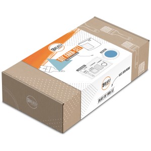 CREATE! by OBI DIY Farb-Set Kornblumenblau, Satin Finish, 125ml. DIY Farbset in Kartonverpackung.