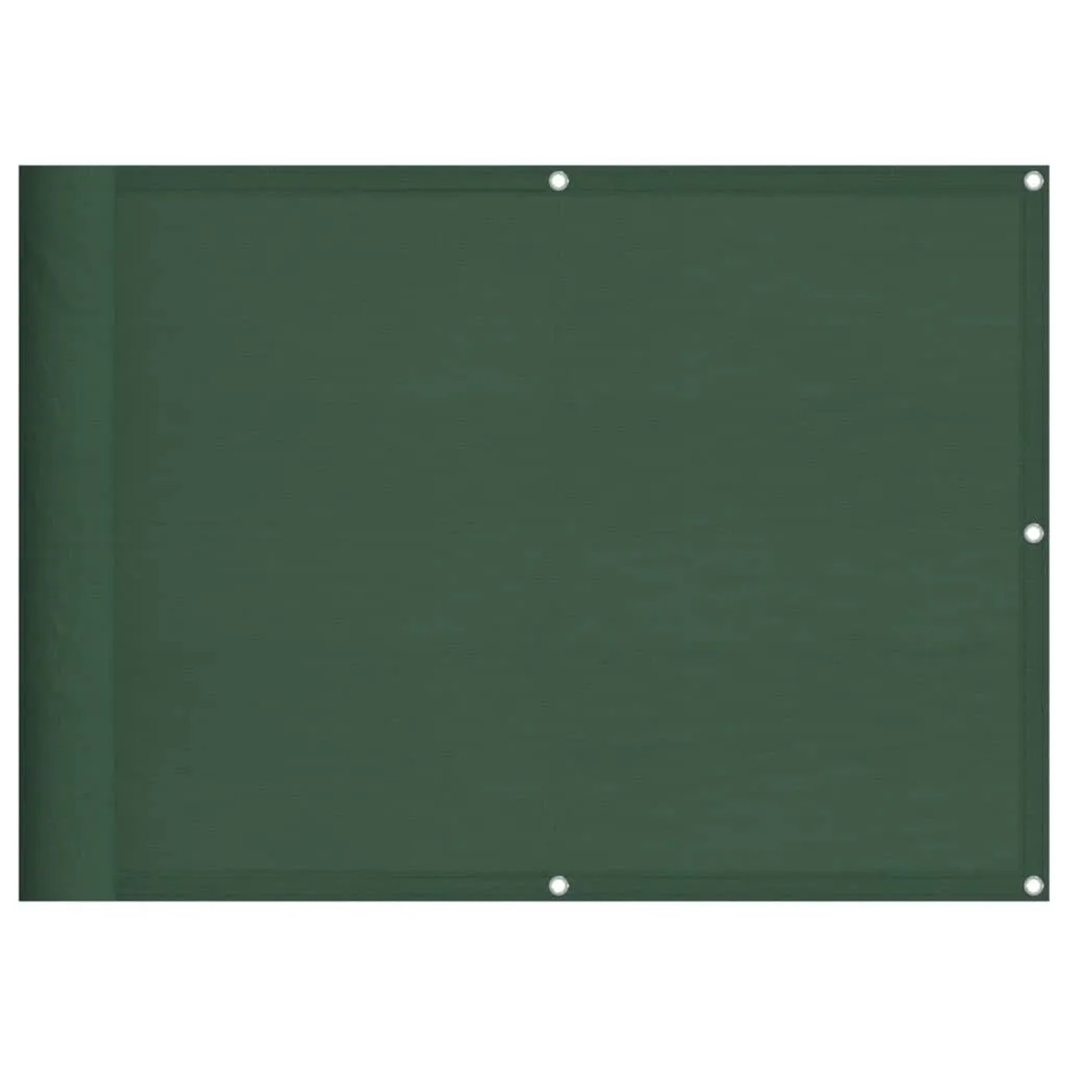 vidaXL Balkon-Sichtschutz Dunkelgrün 75x800 cm 100 % Polyester-Oxford 40002 günstig online kaufen