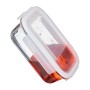 Relaxdays Glasbehälter mit Deckel Glas Transparent Luftdicht 6 x 520 ml_5
