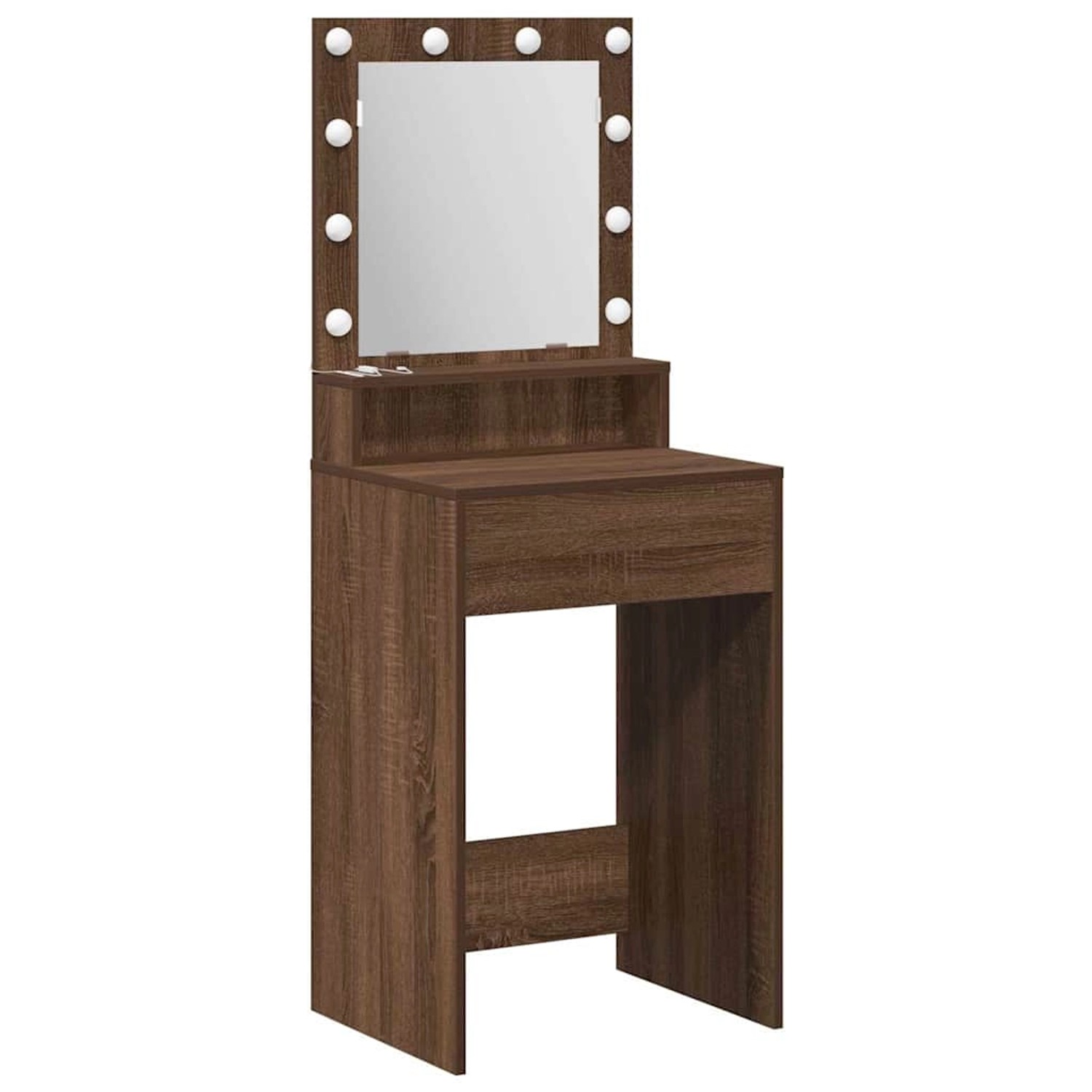 vidaXL Schminktisch Braun Eichen-Optik 50 x 41 x 135 cm Holzwerkstoff 86512 günstig online kaufen