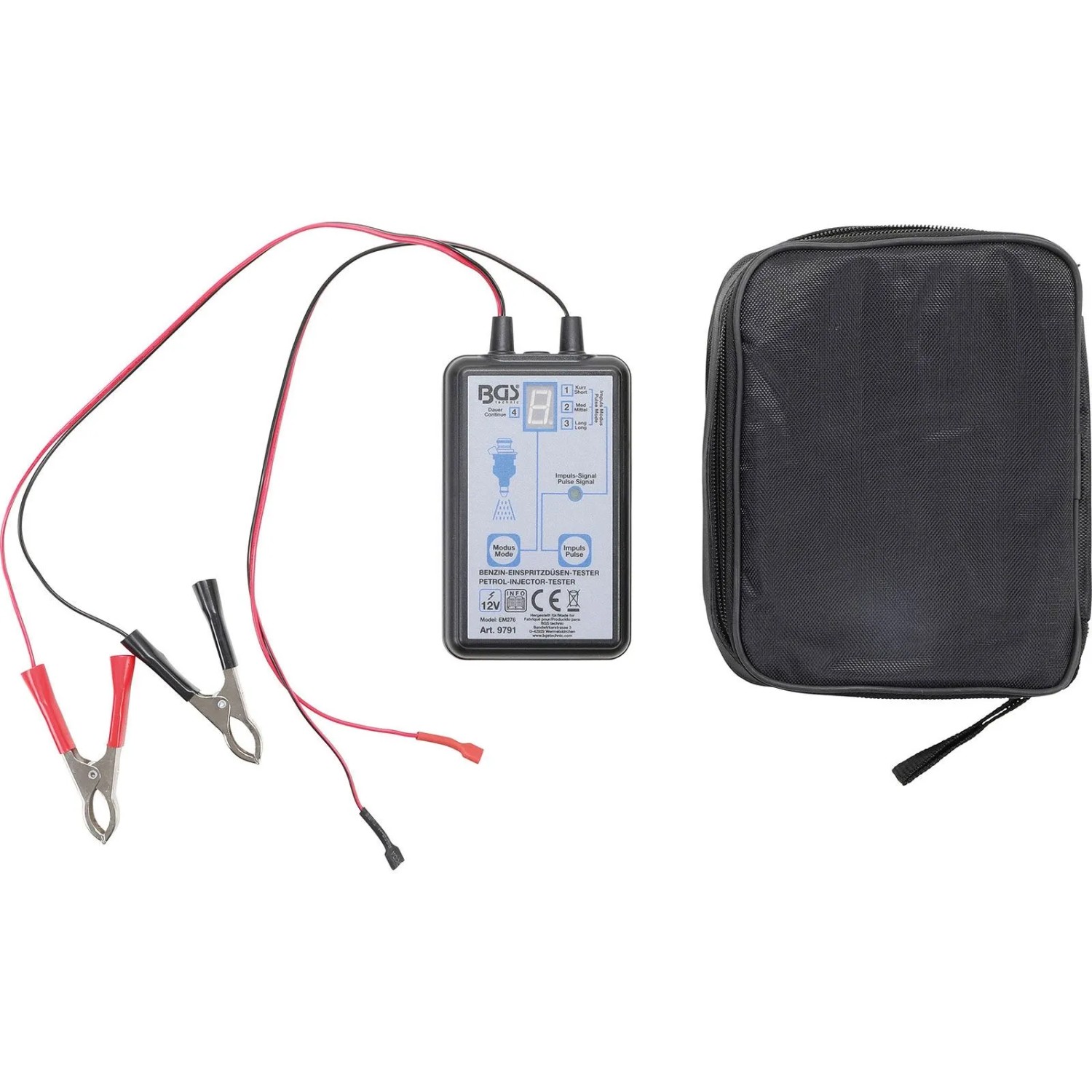 BGS Benzin Einspritzdüsen Tester 9791