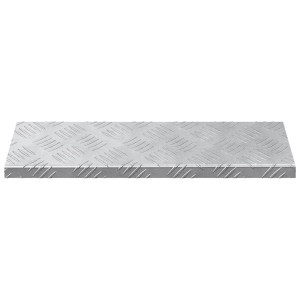vidaXL Rautenscheiben 10 Stk Silber 60 x 18 cm Aluminium 4104233