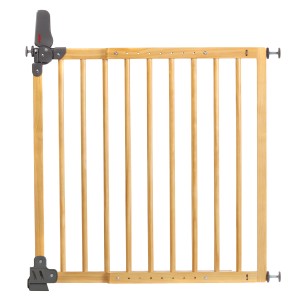 Reer Basic Holz Klemmgitter, verstellbar von 730-1045 mm, für Treppen und Türen.