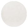 Runder, kurzfloriger Ayyildiz Teppich Pouffy 5100 in Creme, Durchmesser 120 cm.