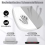 Rattantree Ergonomischer Drehstuhl mit Klapparmlehnen Höhenverstellbar Mesh Rückenlehne Grau_6