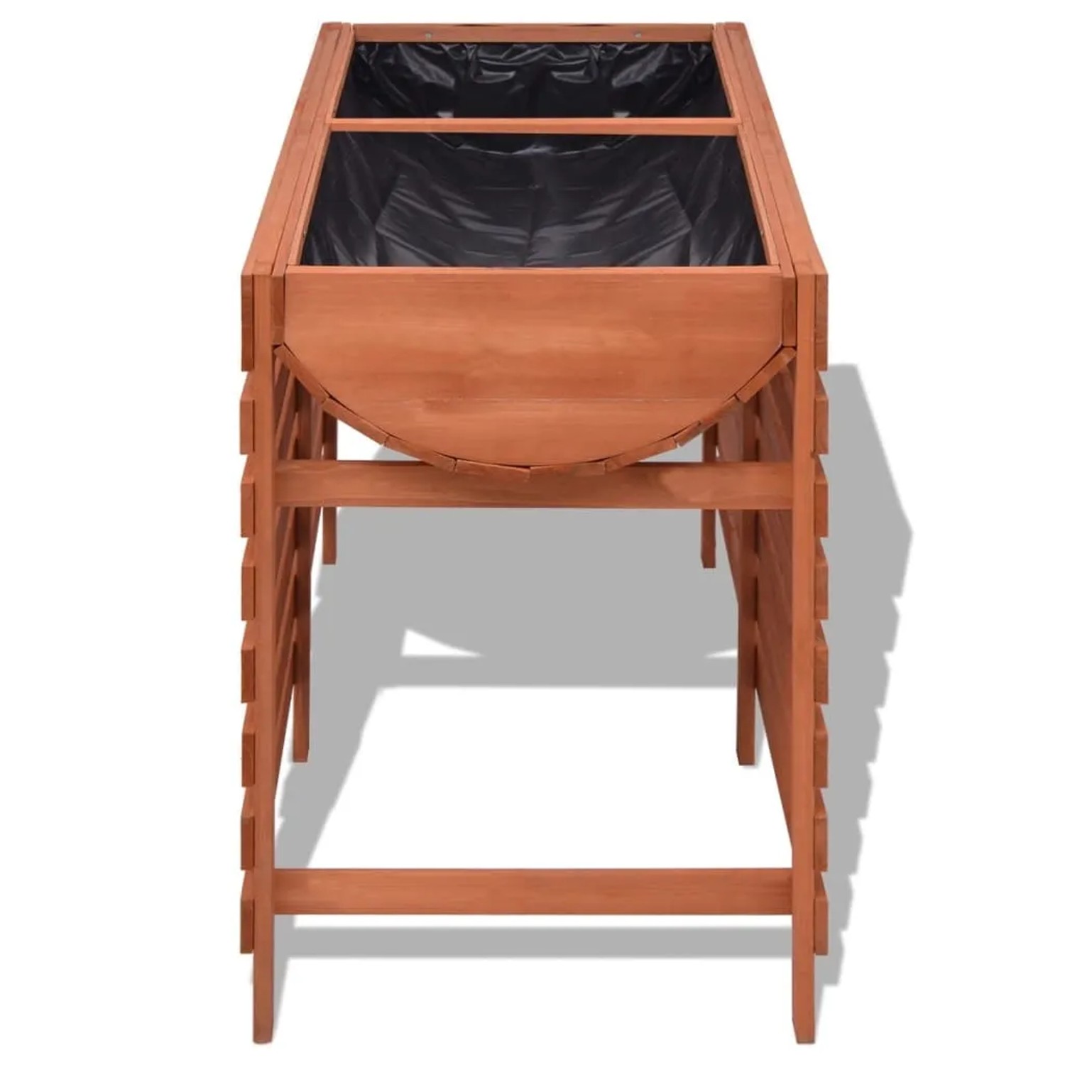 Brauner vidaXL Blumenkasten aus Holz, 100x50x71 cm, für Garten, Balkon oder Terrasse.