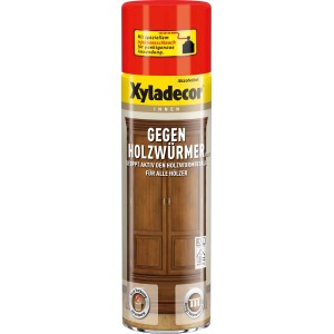 Xyladecor Gegen Holzwürmer, 250ml Spray zur Bekämpfung von Holzwürmern.