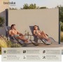 Tectake Seitenmarkise 180 x 300 cm Wetterfest Blickdicht 300 x 180 cm 9 x 300 x 180 cm Beige_2