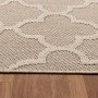 Beiger Ayyildiz In- und Outdoor-Teppich Patara mit skandinavischem Muster, 200x290 cm.