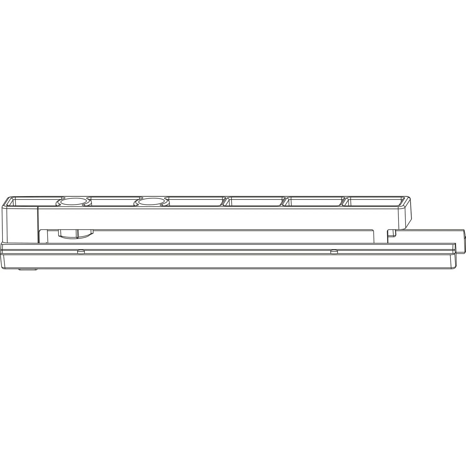 Maco Aufsteckteil für Falzecklagerband Power für 18mm Falzluft Schwarz