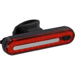 Fischer LED-Akku Bremslicht Stableuchte, rotes Fahrradrücklicht mit Bremsfunktion und Halterung.