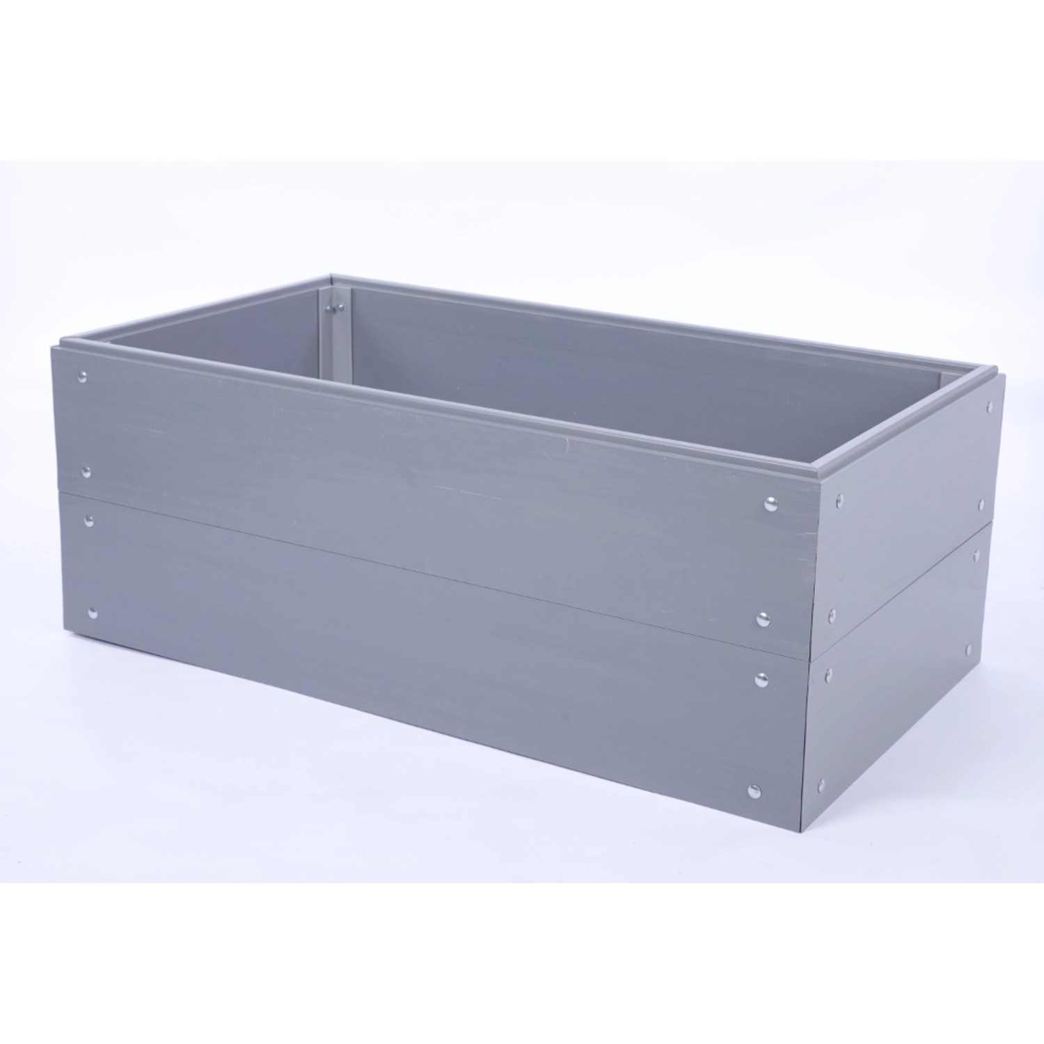 PROREGAL Hochbeete Growline Plast HxBxT 41x110x80cm 2 Ebenen Grau günstig online kaufen