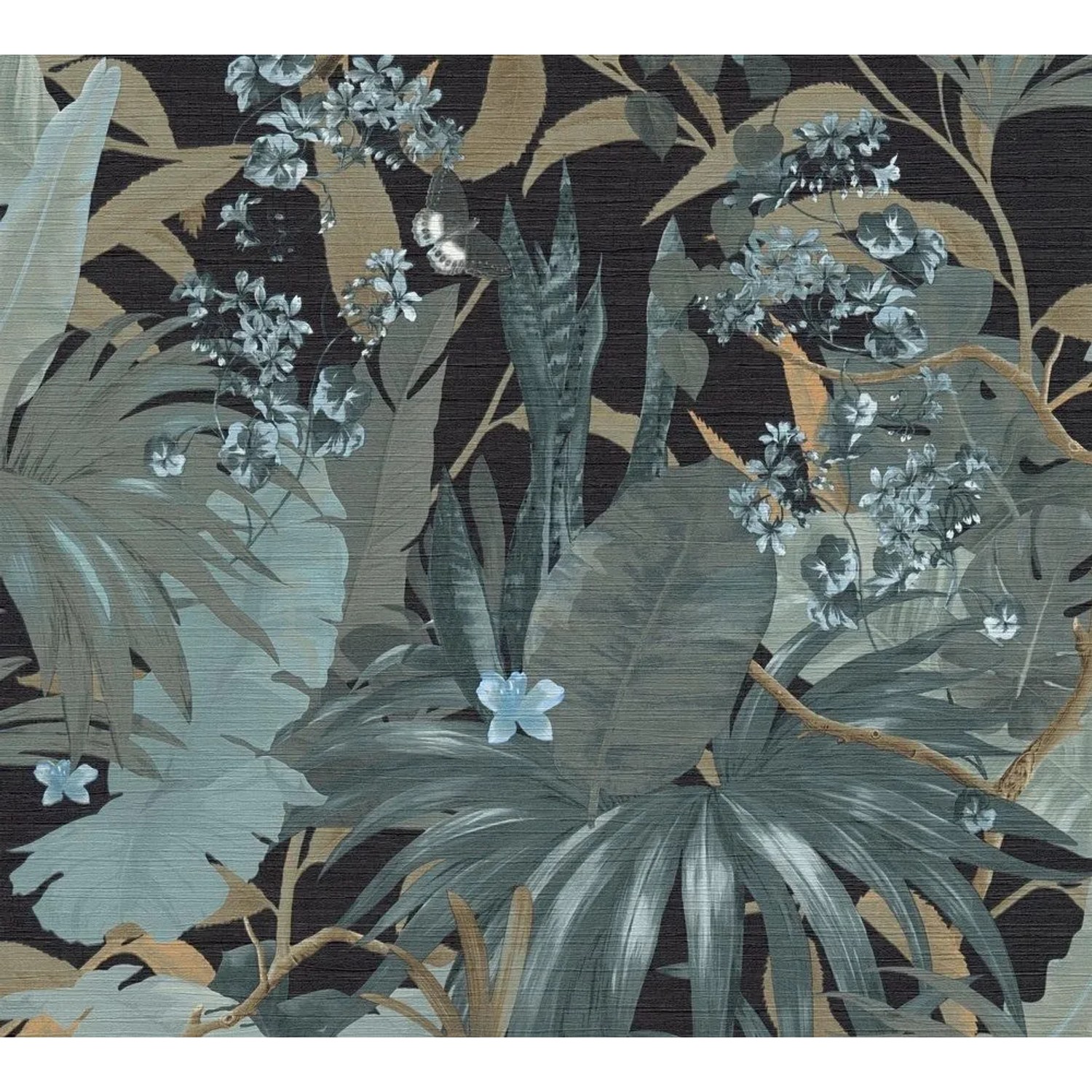 Tadessi Tapete Floral M1-No.1765 Vliestapete in Türkis