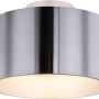 Moderne LED-Deckenleuchte Jenny von Globo in Aluminium Nickel Optik.