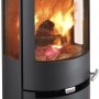 Aduro 9 Air Kaminofen, Stahl schwarz, 6 kW, mit Automatik und Holzfeuer.