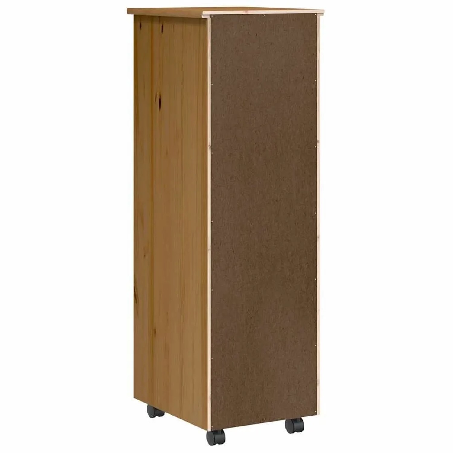 vidaXL Rollschrank mit Schubladen MOSS Honigbraun Massivholz Kiefer 4015787_5