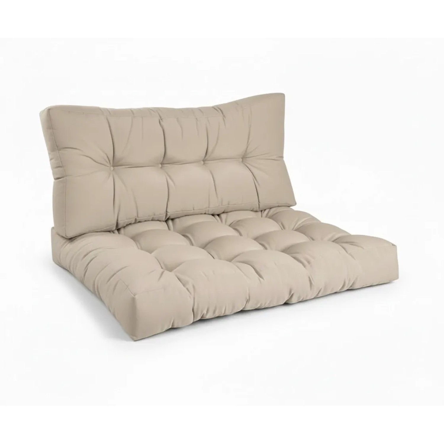 Beautissu ECO Style Palettenkissen Sitz 120x80x15cm Natur + Rücken 1tlg günstig online kaufen