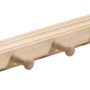 Hettich Hakenleiste aus Buche, lackiert, mit 5 Haken. Garderobenleiste aus Holz.
