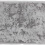 Silberne Schöner Wohnen Badmatte Bali, 40x60 cm, flauschiger Badteppich für das Badezimmer.