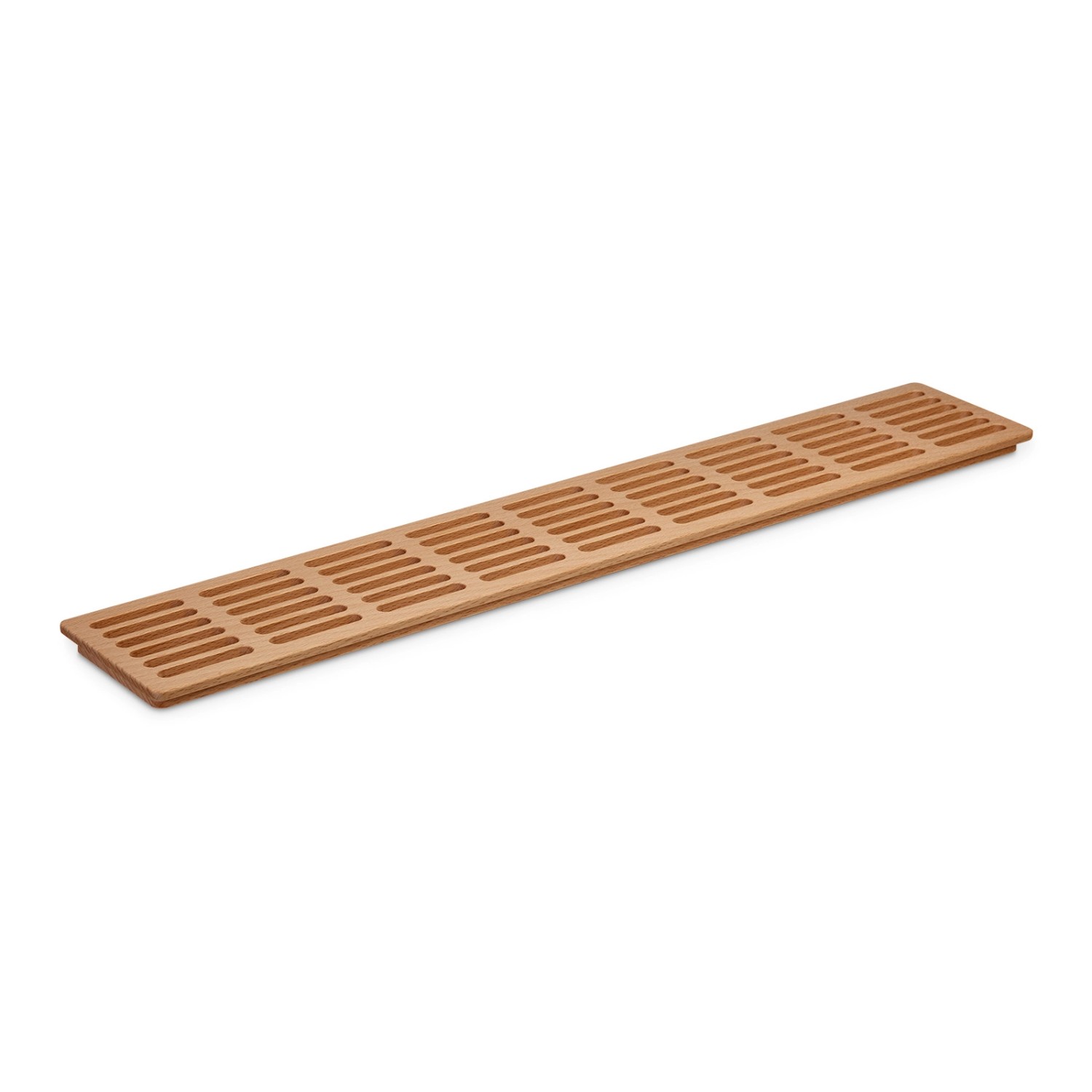 SOTECH Lüftungsgitter aus Massivholz 550 x 100 mm Buche Natur
