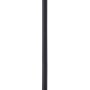 Schwarze, matte LED-Tischleuchte Kaami, 37 cm hoch, für den Außenbereich.