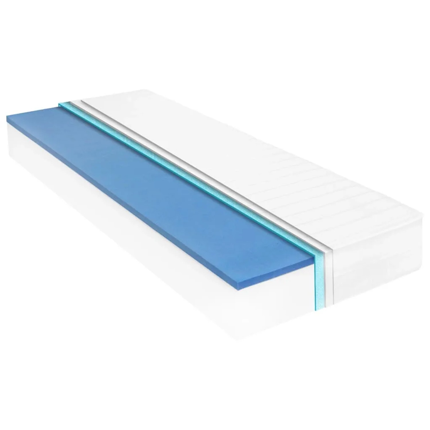vidaXL Matratze 90 x 200 cm Viskoelastischer Memory-Schaum 18 cm H2 282790