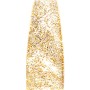 Goldene EASYLIGHT Lavalampe mit Glitzer, 40 cm hoch, für stimmungsvolle Beleuchtung.