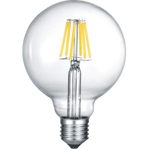 Trio LED-Leuchtmittel E27 in Globeform, 6W, warmweiß, 600 lm.