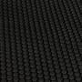 Nahaufnahme einer schwarzen MCW Pool-Solarabdeckung mit 400 µm Stärke und charakteristischer Noppenstruktur.