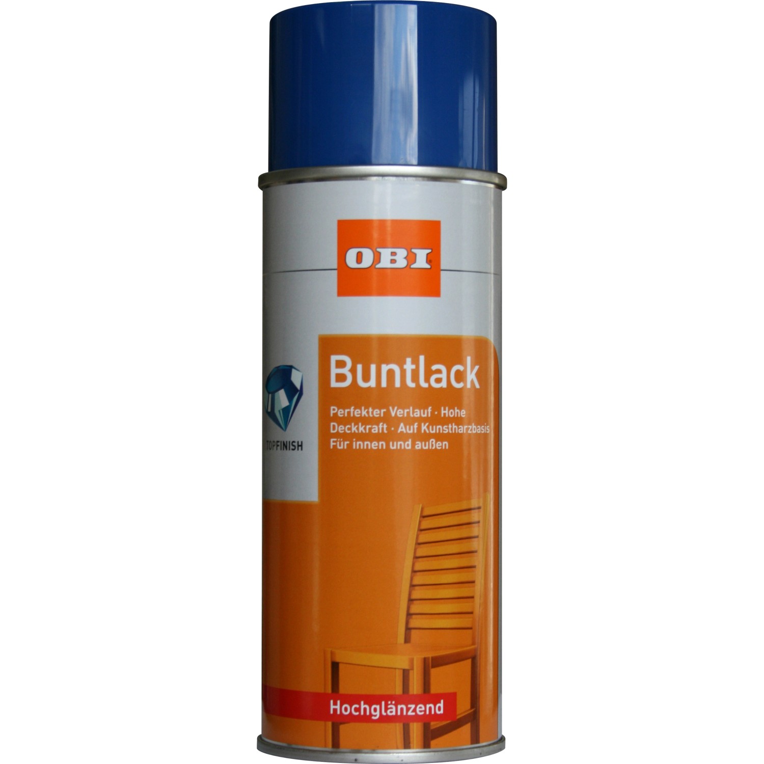 OBI Buntlack Spray RAL 5010 Enzianblau hochglänzend 400 ml