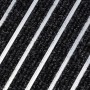 Floordirekt Fußmatte Spectral Aluminium Türmatte Textilfaser Rips 68 x 98 cm_4