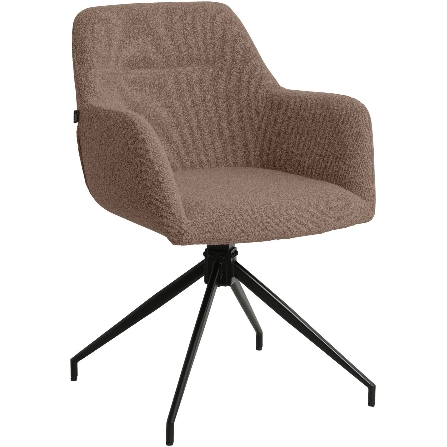 CLP Esszimmerstuhl Merlinda Teddystoff Braun
