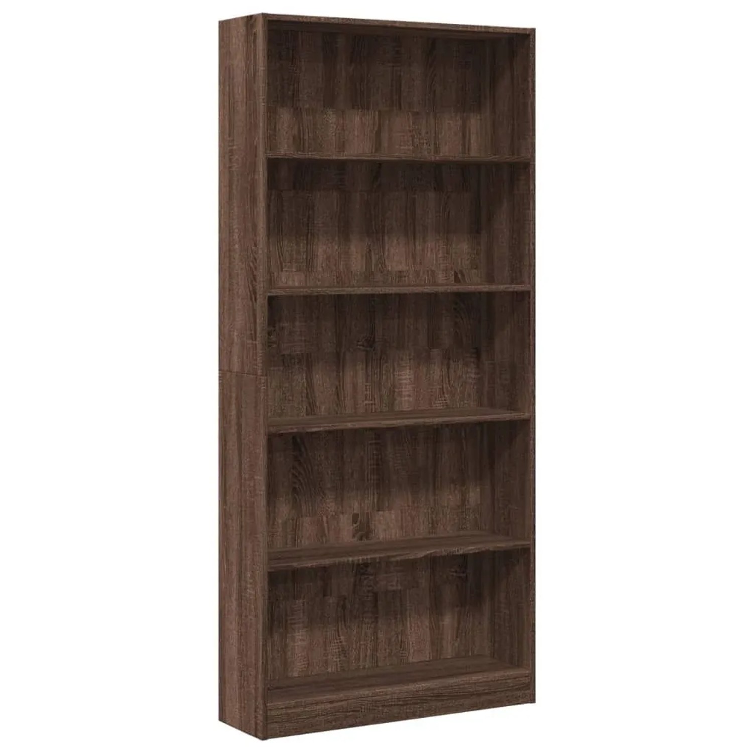 vidaXL Bücherregal Braun Eichen-Optik 80x24x176 cm Holzwerkstoff 857859 günstig online kaufen