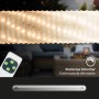 Flexibler LED-Streifen für den Außenbereich, warmweiß, dimmbar, mit Fernbedienung.