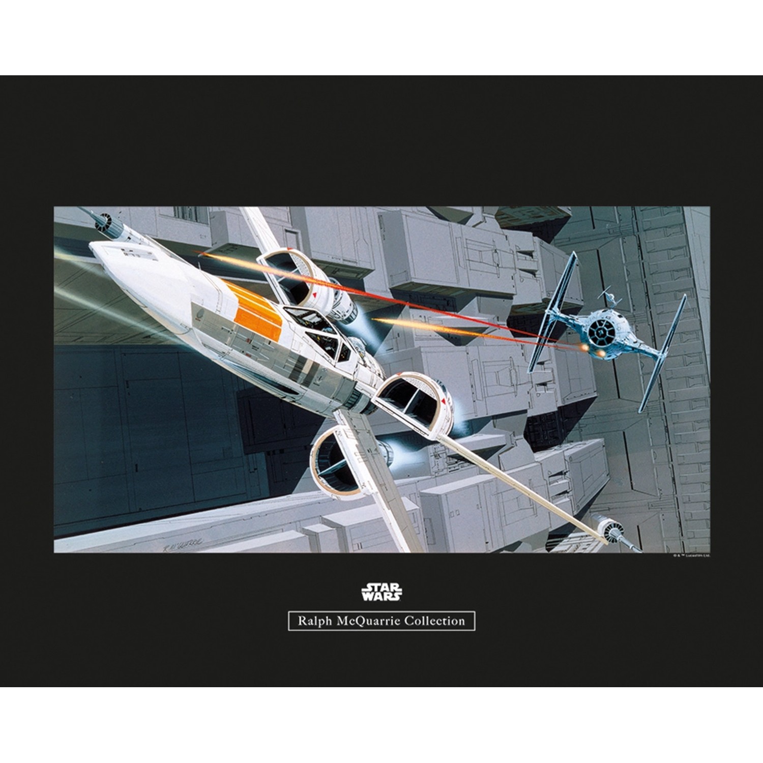 Komar Wandbild Star Wars Fighter 70 x 50 cm günstig online kaufen