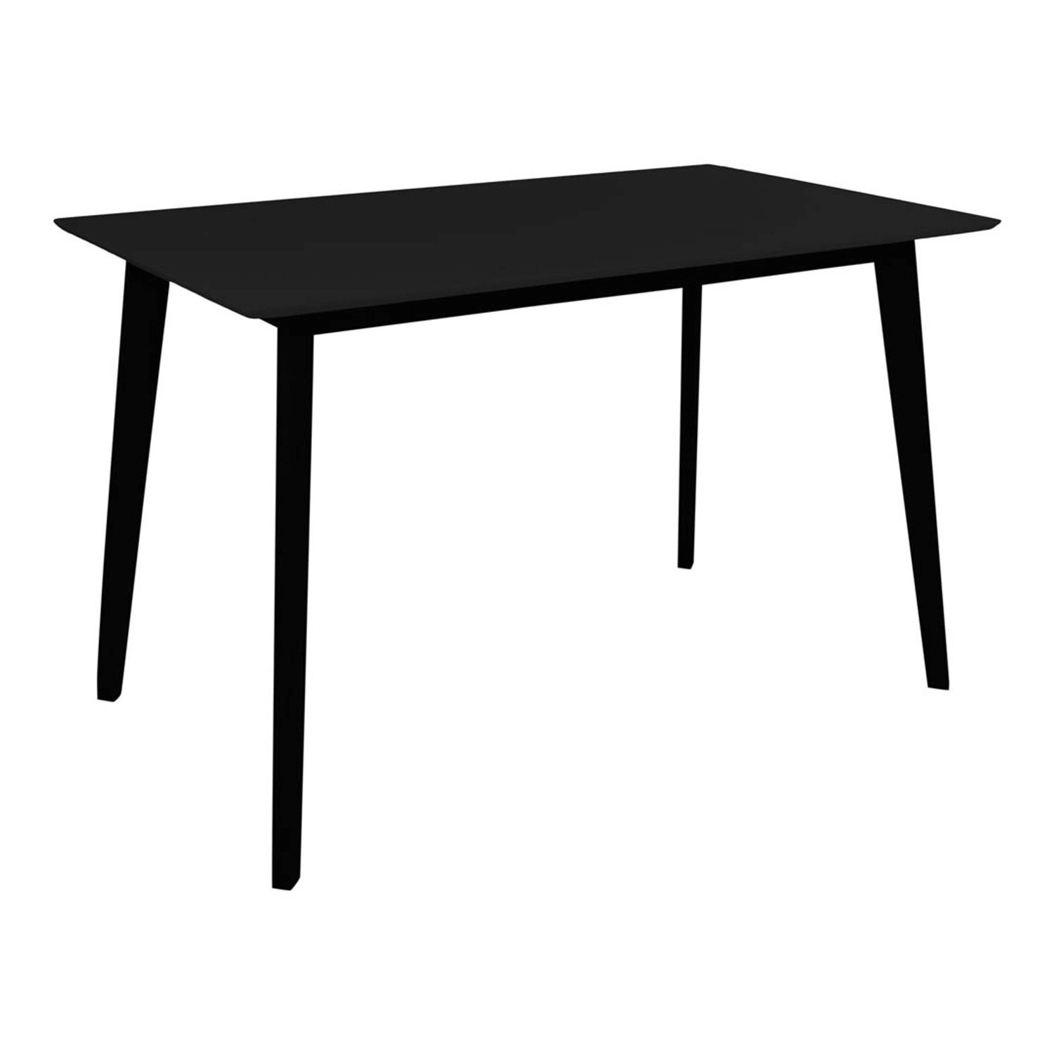 ebuy24 Vojens Esstisch 70x120 cm Schwarz günstig online kaufen