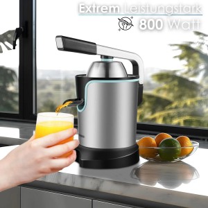 Steinborg SB-7051 Zitruspresse Saftpresse Edelstahlgehäuse 800 Watt
