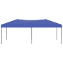 Blaues, faltbares Partyzelt (3x6 m) von vidaXL für Outdoor-Events und Sonnenschutz.
