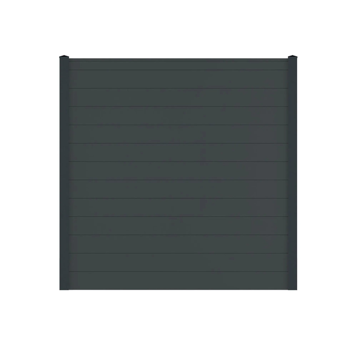 Vidual Sichtschutzzaun Snap 140 zum Aufdübeln 1,8 m x 21,30 m Anthrazit