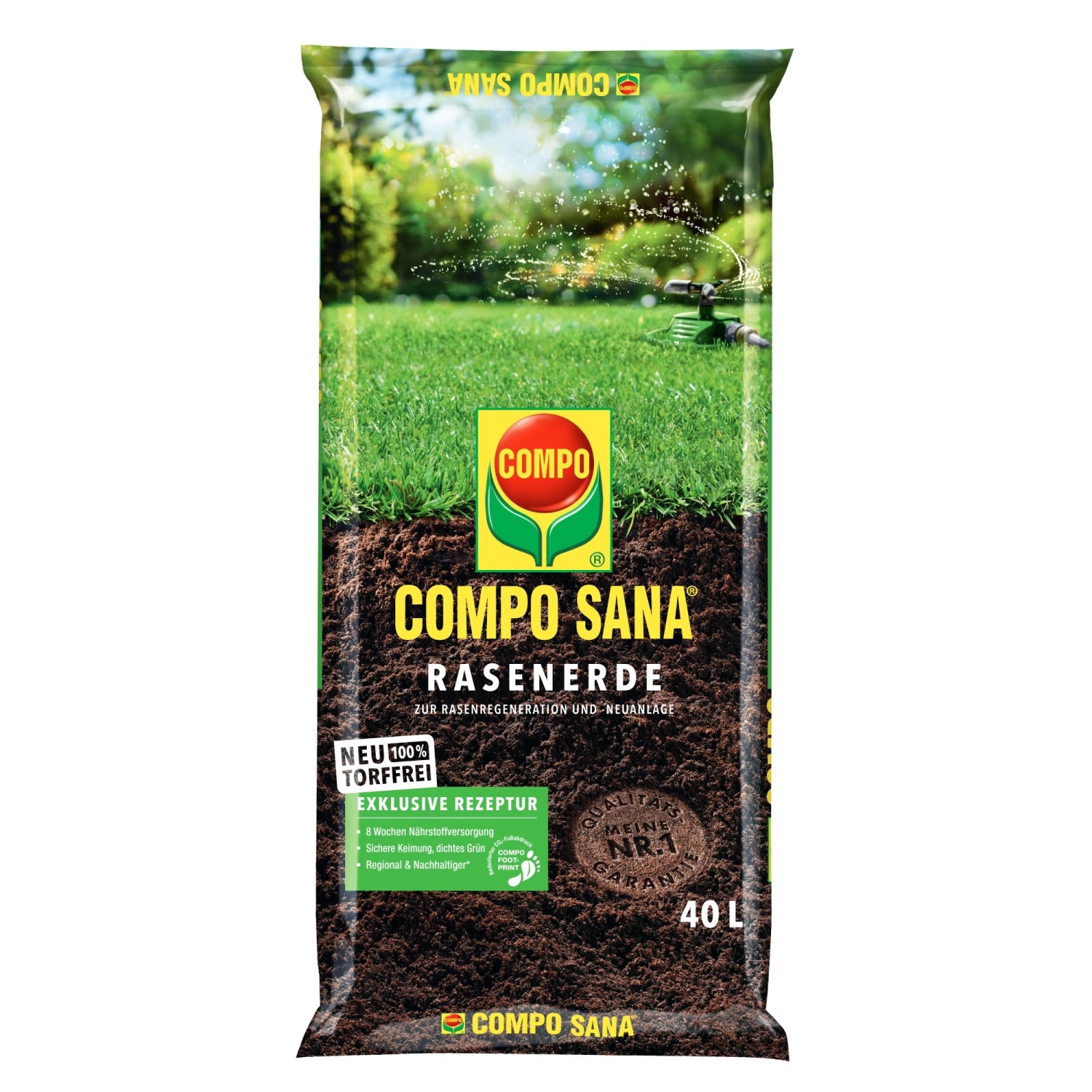 Compo Sana Rasenerde torffrei 40 l