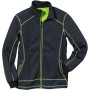 Scheibler Damen Sweatjacke Professional in Dunkelgrau-Neongrün, Größe M. Arbeitskleidung für Damen.