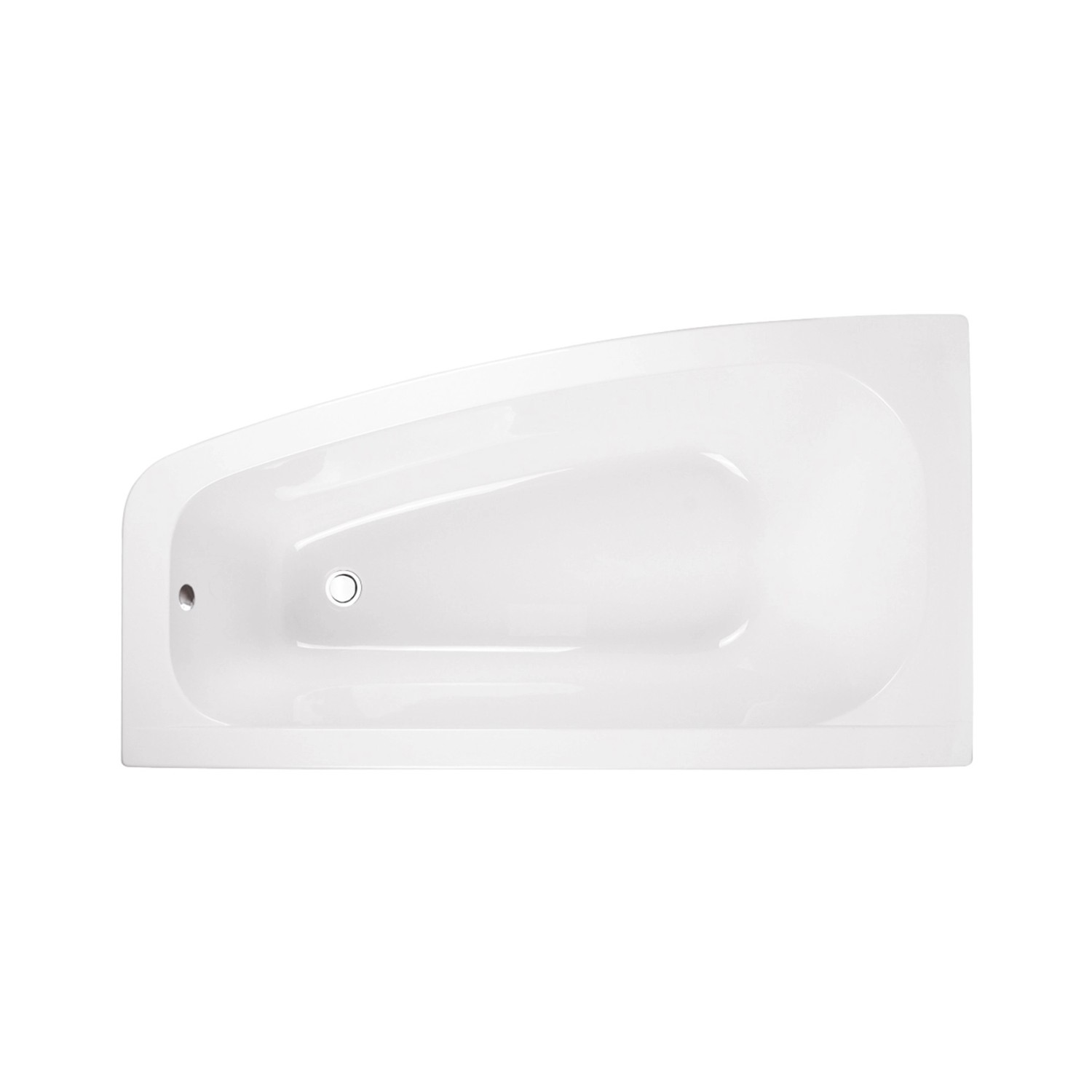 Bad Land Badewanne Eckwanne LUNA 150x80 Links Ablauf Füße günstig online kaufen