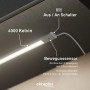 Oktaplex Riva LED Unterbauleuchte, 40cm, mit Sensor und Schalter, neutralweißes Licht.